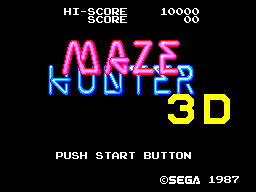 Maze Hunter 3-D (USA, Europe) Title Screen
